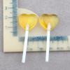 Capa de celular em resina com design de pirulito em formato de estrela de cinco pontas, ideal para decoração DIY (faça você mesmo), doces artesanais em formato de coração, cola creme, acessórios e materiais.