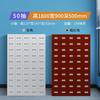 Botiquín de medicina tradicional china de acero para clínica hospitalaria, botiquín de medicina tradicional china con múltiples cubos y cien sub-gabinetes, botiquín de medicina herbal engrosado para farmacia, mesa dispensadora de medicina herbal