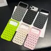 Aplicável à Capa de Celular de Tricô Vazado iPhone 18 Promax Apple 17 Dissipação de Calor Cobertura Completa Proteção Contra Queda