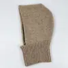 Gorro de Punto de Lana con Protección para las Orejas Cubrecuellos para Exteriores Pasamontañas Todo en Uno Suéter Cálido Cubrecuellos para Hombres y Mujeres Noreste