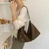 Bolsa de Gran Capacidad para Mujer 2026 Nuevo Otoño Retro Mezcla Gamuza Felpa Bolso de Hombro Único Estampado de Leopardo Bolso Cruzado para el Trabajo