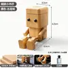 Figura de Madera Linda con Piernas que se Mueven para Ambientador de Coche, Decoración Creativa de Piernas que se Mueven para la Salida de Aire del Coche