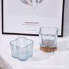 Portavelas de Vidrio con Forma de Flor de Cuatro Pétalos, Copa Pétalo, Portavelas Moderno, Copa para Aromaterapia, Copa para Velas, Portavelas para Ambiente Romántico