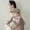 Gorros para Bebés y Niños Pequeños con Letras Estilo Americano, Gorras de Béisbol Infantiles Simples y Versátiles, Sombreros Casuales para Bebés Resistentes al Viento y Protectores Solares para Exteriores