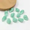 22MM Contas de imitação de jade irregulares em formato de nuvem, bicolores barrocas, acessórios para joias DIY, contas espaçadoras em formato de cabaça, colar
