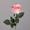 Flor de Rosa Artificial Karl Rose Flor Falsa Gótica Textura Rojo Oscuro Hidratante Exhibición de Boda Arreglo Floral Decoración Floral Flor