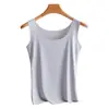 Camiseta interior sin costuras de seda helada para mujer, verano, sexy, ultrafina, antitransparente, anti-exposición, top tipo tubo que envuelve el pecho, camisola básica