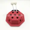 Juguete para gato mariquita de siete puntos, juguete para gato autoentretenido, palo para rascar gato, juguete para gato con fieltro engrosado para afilar las uñas, caja de fieltro para rascar gato