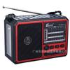 ELETREE FP-2383-S Radio FM Clásica de Banda Completa Recargable Audio Bluetooth con Luz