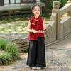 Trajes Nuevos Estilo Chino para Niños de la Dinastía Han Niñas de la Dinastía Han Verano Delgados Ropa para Actuación del Día del Niño en Jardín de Infancia