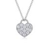 Collar Colgante de Cadena Larga Estilo Coreano En Stock Versátil Transfronterizo Simple Moda Plata S925 Moissanita Estilo Yis Verano para Mujeres