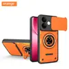 Capa para Celular Masculino Personalizada VIVO V60 lite V70 FE com Lente Deslizante Mecânica, Função Carro, Suporte Portátil