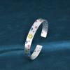 Pulsera esmaltada de Smiley directa de fábrica, pulsera retro de esmalte cloisonné de estrella y Luna, regalo de cumpleaños para amigas