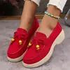 Zapatos Casuales de Cuero Gamuzado Mochi Sole de Bajo Caña para Mujer, Estilo Nuevo 2026, Tejido Ligero de Color Sólido, Zapatos para Conducir