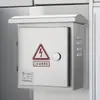 Acero Inoxidable 201/304 Caja de Distribución Exterior Caja de Monitoreo de Seguridad Caja de Protección de Corriente Fuerte Caja a Prueba de Lluvia Gabinete de Distribución