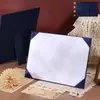 Cubierta de Certificado de Honor de Mesa de una Sola Página A4 Perlada, Carta de Nombramiento, Carta de Autorización, Regalo de Graduación, Páginas Interiores y Marco Exterior