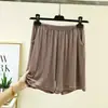 Shorts de modal talla grande 2026 verano nuevo estilo sueltos adelgazantes con bolsillo pantalones de playa anti-exposición