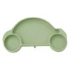 Em estoque Venda por Atacado Prato de Silicone para Jantar Infantil Suprimentos Maternos e Infantis Carro Três Compartimentos Antiderrapante Anti-queda Prato de Jantar Tigela de Comida