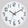 Reloj de pared silencioso de 12 pulgadas y 30 cm, creativo, moderno, para el hogar, sala de estar, estéreo, digital, sencillo, venta al por mayor