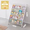 Estantería Pequeña para Niños Estante para Libros Ilustrados Estante Multicapa para el Hogar Estante de Pie para Leer Libros Estante de Exhibición Estante para Revistas