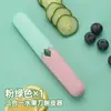 Faca para frutas e descascador dois em um, descascador doméstico de aço inoxidável, fatiador de frutas multiuso para cozinha