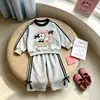Nueva colección de primavera 2026: conjunto de dos piezas moderno y deportivo para niñas, que incluye una sudadera infantil, perfecto para primavera y otoño, ropa infantil elegante