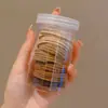 2025 Versión Coreana Elástico Alto Sin Costuras Goma para el Cabello para Mujeres, Cuerda Geométrica Ovalada para el Cabello, Fresca y Dulce, Multicolor, Estilo Básico Diario