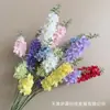 2 Cabezas de Flores Artificiales de Lavanda para Decoración del Pasillo de Salón de Bodas, Decoración de Jacintos para Fondo de Hotel, Flores Artificiales Transfronterizas