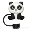 Transfronteiriço 10mm novo desenho animado animal marinho silicone tampa de proteção para canudo tampa de poeira Stanley em estoque