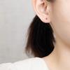 Aretes de Amatista Natural Yuebao Jewelry Plata Esterlina S925 Chapado en Oro Cuentas Redondas Cuatro Garras Durmiente Aretes de Tuerca de Plata Libre en Stock