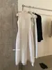Sinto Falta do Padrão Coreano 2025 Verão Novo Design Vestido Colete Sem Mangas Feminino Cintura Emagrecedora Aparência Elegante Saia Longa