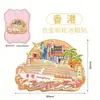 Ímã de Geladeira de Madeira Acrílica de Cidade Natal Cultural e Criativa Hong Kong Spot Atacado Ponto Turístico Ponto Cênico Lembranças Especiais