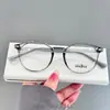 Marco Redondo de Tr90 Xiaohongshu Ins Cómodo Simple Ultraligero Marco de Gafas Multicolor Luz Azul Anti-Azul Opcional Lote Mixto Venta al por Mayor