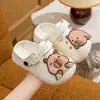 Sapatos de Caverna Infantis Estúpidos de Capivara para Meninos e Meninas, Sandálias Macias Antiderrapantes com Tampa Externa de Capivara para Crianças