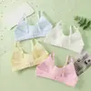 En stock: Ropa interior de desarrollo para niñas, sin varillas, para adolescentes, fina, transpirable, cómoda, con tirantes ajustables