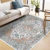 Temu transfronterizo Amazon alfombra persa retro sala de estar sofá alfombra mesa de centro dormitorio mesita de noche resistente a la suciedad y fácil de cuidar