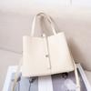 Bolso Tote de Gran Capacidad Transfronterizo Bolso de Cuero Genuino para Mujer Bolso Balde Versátil Cuero Vacuno de Capa Superior TOGO Bolso de Mano Cruzado 6647