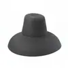 Sombrero de paja de papel retro de estilo europeo y americano de copa alta y ala grande, para escenario, pasarela, forma cóncava, parasol, protector solar, sombrero de paja de playa