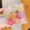 Acessórios de Cabelo de Elástico para Crianças para Bebês Prenderem o Cabelo Sem Danificar, Elásticos de Cabelo Fofos para Menininhas, Elásticos de Cabelo Coloridos como Doces para Meninas