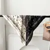 Pañuelo Cuadrado de 70 cm Nuevo Geométrico Bloque de Color Imitación Seda Moda Europea y Americana Turbante Pañuelo para el Cuello Chal Pequeño