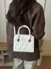 Bolso Pequeño Cuadrado de Color Sólido de Nicho para Mujer 2026 Bolso Cruzado de Cuero PU con Patrón de Diamantes Bolso de Hombro de Moda Tendencia para Mujer