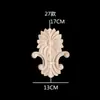 Talla de Madera Dongyang Estilo Europeo Flor de Madera Parche Decorativo de Talla de Madera Flor de Esquina Calcomanía de Madera Maciza Talla Creativa de Flor de Madera Pieza de Flor