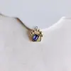 Accesorios de Aleación DIY al por Mayor Colgantes Coloridos Incrustados con Pedrería Pulseras Collares Incrustados con Circonita Pequeños Dijes Accesorios de Joyería