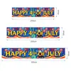 Amazon Banner do Dia da Independência Transfronteiriço Banner de Decoração do Feriado Feliz 4 de Julho Bandeira Personalização