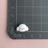 Cabeza de mini cerdo, cabeza de perro de animal de dibujos animados, cabeza de conejo, accesorios de resina para arte de uñas hecho a mano, pendientes, parches, pinzas para el cabello y accesorios