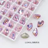 Rinestones para Uñas con Forma de Hacha de Cristal Dongzhou 9x14 Rinestones de Vidrio de Alta Calidad, Rinestones de Forma Irregular, Decoraciones para Uñas, Rinestones Dongzhou con Forma de Hacha