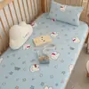 Sábanas Bajeras Ajustables de Cuna de Terciopelo de Leche Clase a Otoño e Invierno Empalme Sábanas de Cuna para Cama Cubre Cama Especial para Bebé y Jardín de Niños Cubre Cama