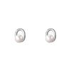 Brincos de Argola Oval Geométricos de Prata Pura S999 para Mulheres, Moda Retrô Francesa, Brincos Vazados de Luxo Leve Atacado
