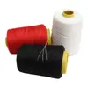 Linha para quilting à mão, linha de algodão branca, rolo grande de linha em carretel, linha para costura à mão doméstica, linha grossa para consertos, linha para máquina de costura