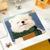Cartoon bonito cão mouse pad tamanho pequeno computador tapete de mesa tapete de jogo antiderrapante borda bloqueio engrossado internet café e-sports tapete de mesa